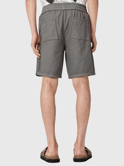 AllSaints Hanbury Relaxed Fit Shorts, Pillar Grey - view 2, Pillar Grey
