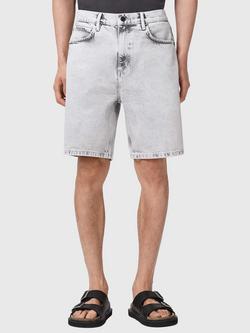 AllSaints Lenny Denim Shorts, Grey