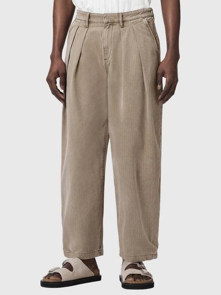 AllSaints Becco Tapered Trousers, Brown