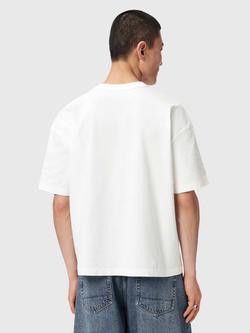 AllSaints Angelino Boxy Graphic T-Shirt, Chalk White - view 2, Chalk White