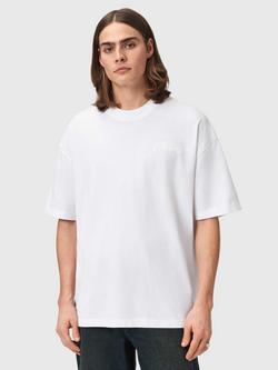 AllSaints Odyssey Oversized Crew T-Shirt, Optic White