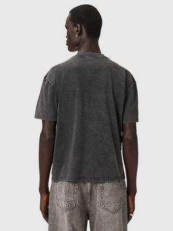 AllSaints Sun City Boxy Graphic T-Shirt, Washed Black - view 2, Washed Black