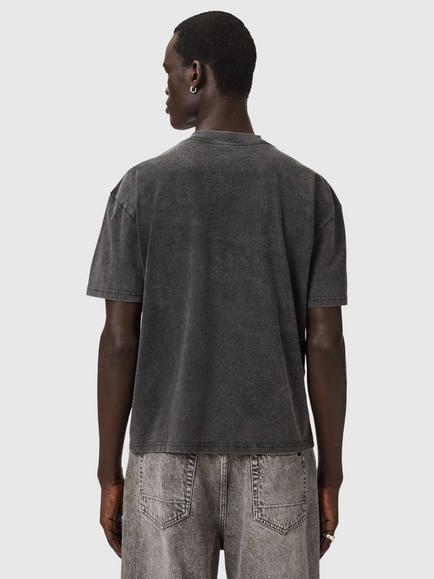 AllSaints Sun City Boxy Graphic T-Shirt, Washed Black - view 2, Washed Black