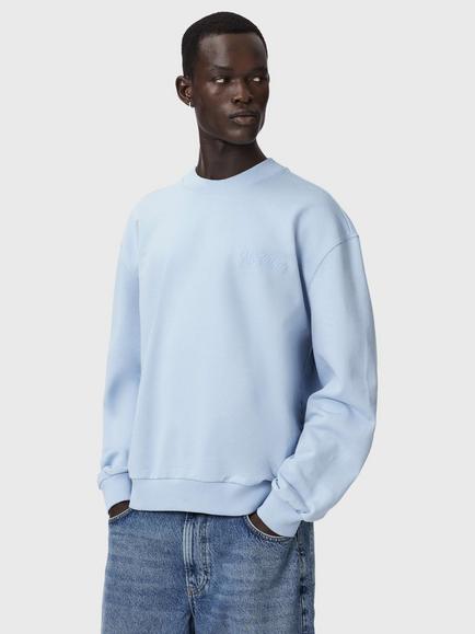 AllSaints Odyssey Crew Neck Sweatshirt, Salton Blue, Salton Blue