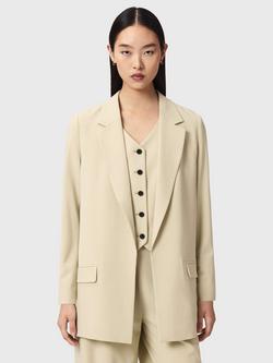 AllSaints Aleida Lightweight Tri Blazer, Green, Green