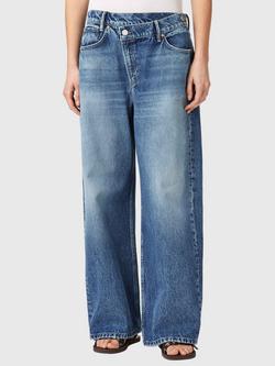 AllSaints Aki Crossover Jeans, Blue Indigo, Blue Indigo