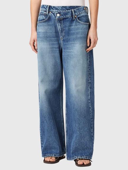 AllSaints Aki Crossover Jeans, Blue Indigo, Blue Indigo