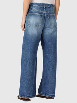 AllSaints Aki Crossover Jeans, Blue Indigo - view 2, Blue Indigo