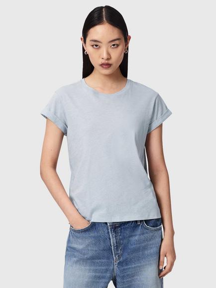 AllSaints Anna T-Shirt, High Rise Blue