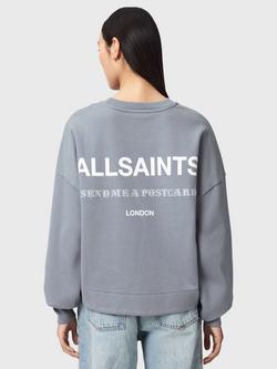 AllSaints Dreamer Lila Sweatshirt, Quarry Blue - view 2, Quarry Blue