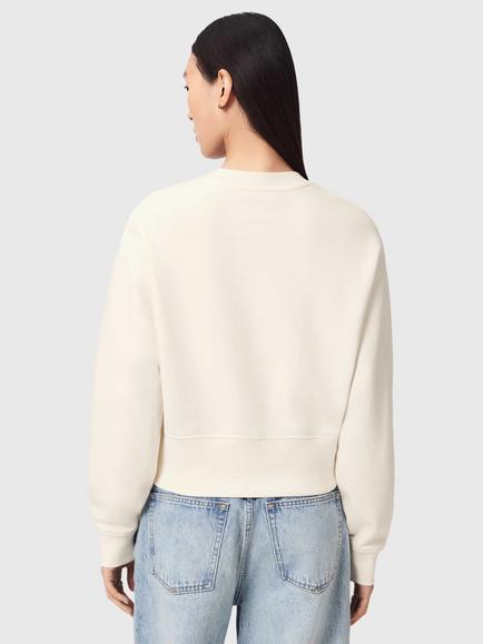 AllSaints Stacks Separo Sweatshirt, Optic White - view 2, Optic White