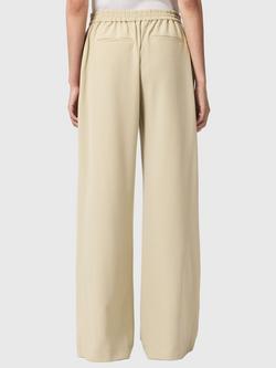 AllSaints Aleida Lightweight Wide Leg Trousers, Green - view 2, Green