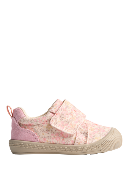 WHEAT Baby Kei Floral Pre-Walker Trainers, Coral, Coral
