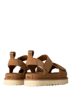 UGG Goldenstar Platform Sandals, Chestnut - view 2, Chestnut