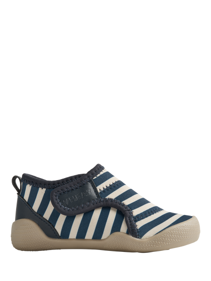 WHEAT Kids' Striped Slip On Beach Shoes, Indigo, Indigo