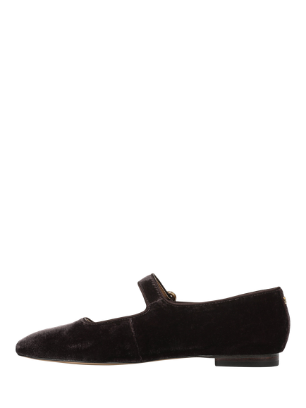Sam Edelman Michaela Velvet Mary Janes, Mink - view 2, Mink