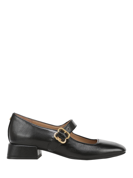 Sam Edelman Betsey Mary Jane Flat Shoes, Black, Black