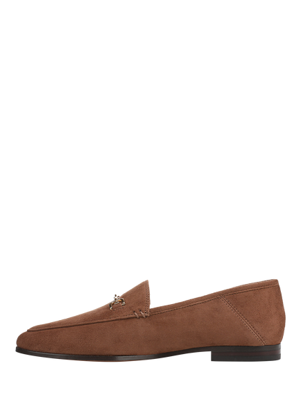 Sam Edelman Lorraine Bit Suede Loafers, Toffee - view 2, Toffee