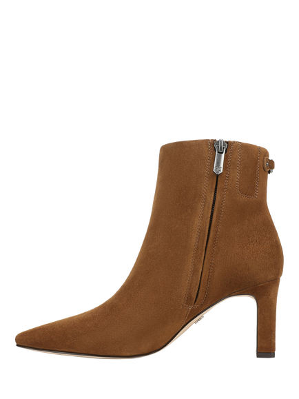 Sam Edelman Saige Suede Ankle Boots, Nutmeg - view 2, Nutmeg