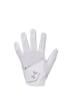 Under Armour Women's Golf Gloves, White, White / Halo Gray /