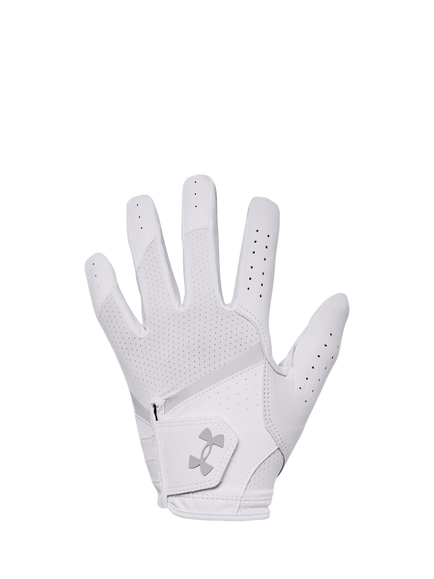 Under Armour Women's Golf Gloves, White, White / Halo Gray /