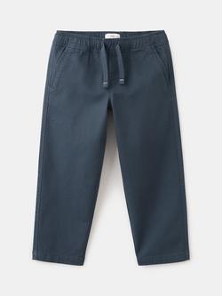 Mango Baby Stretch Cotton Chinos, Navy, Navy