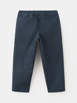 Mango Baby Stretch Cotton Chinos, Navy - view 2, Navy