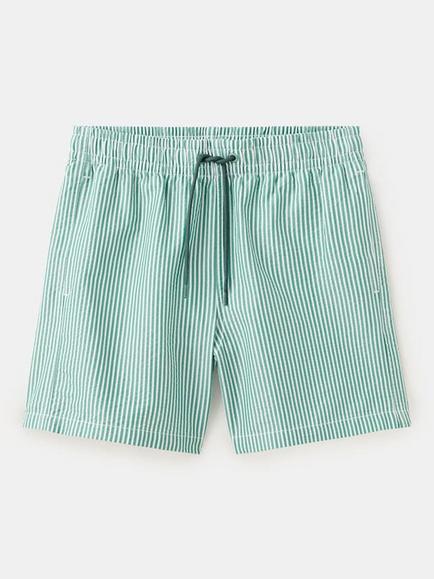 Mango Kids' Swim Shorts, Green, Green