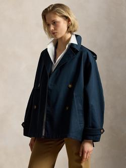 Polo Ralph Lauren Double Breasted Trench Coat, Rl Navy, Rl Navy