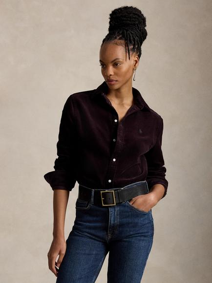 Polo Ralph Lauren Classic Fit Corduroy Shirt, Midnight Merlot, Midnight Merlot