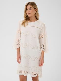 Saint Tropez Pillette Cutwork Scalloped Mini Dress, Ice, Ice