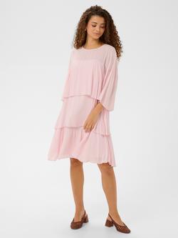 Saint Tropez Piorella Tiered Dress, Chalk Pink, Chalk Pink