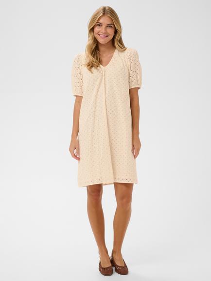 Saint Tropez Rafaelle Embroidered Shift Dress, Pearled Ivory - view 2, Pearled Ivory