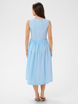 Saint Tropez Rosagisla Smocked Bodice Midi Dress, Cerulean - view 2, Cerulean