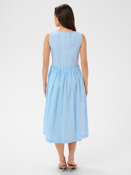 Saint Tropez Rosagisla Smocked Bodice Midi Dress, Cerulean - view 2, Cerulean