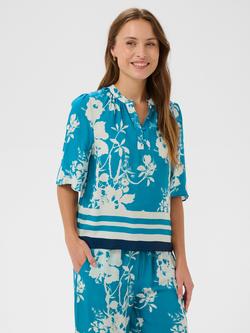 Saint Tropez Rasheda Blouse, Vallarta Blue, Vallarta Blue