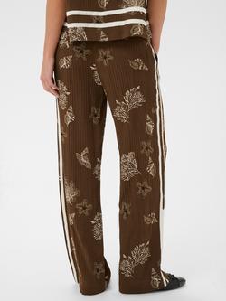 Saint Tropez Rosashellsz Wide Leg Trousers, Fudge - view 2, Fudge