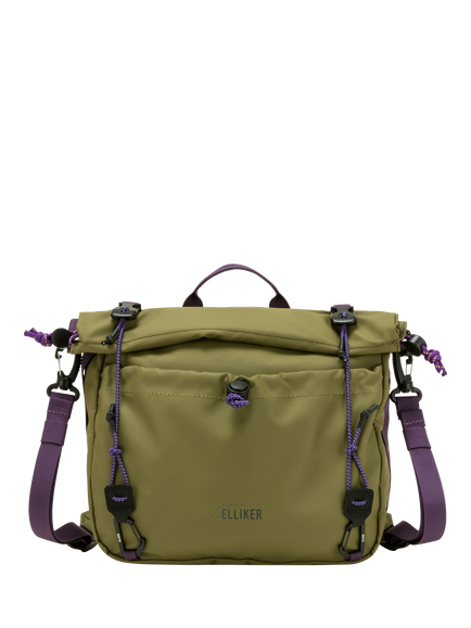 ELLIKER Nidder Roll Top Crossbody Bag, 6L, Khaki