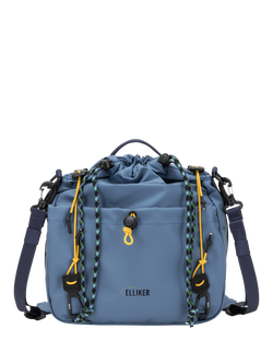 ELLIKER Nidder Roll Top Crossbody Bag, 6L, Steel Blue