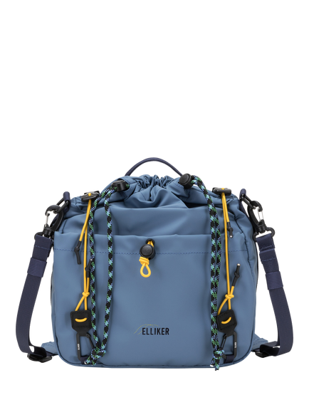 ELLIKER Nidder Roll Top Crossbody Bag, 6L, Steel Blue