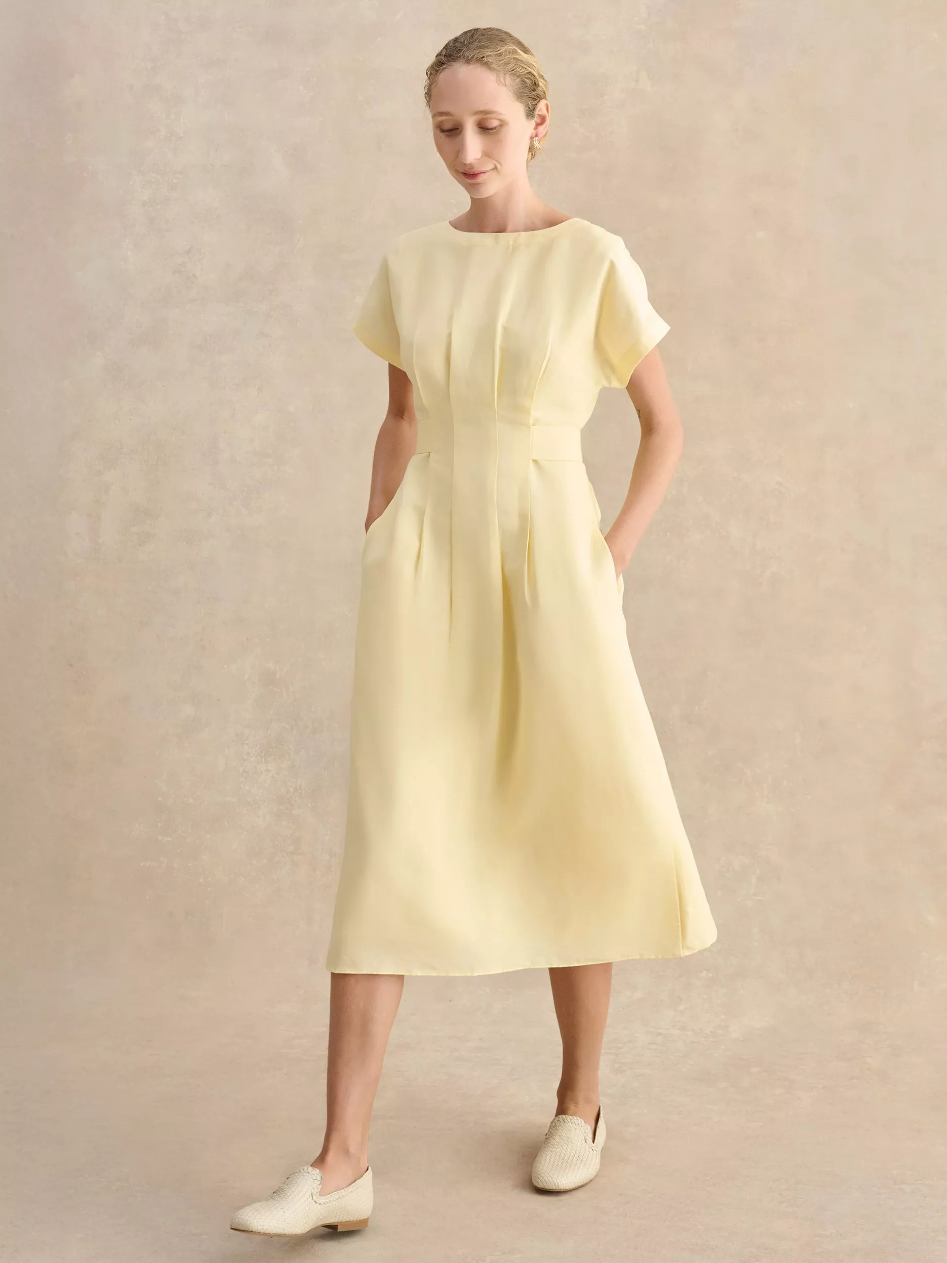 Yellow Fit And Flare Dresses | John Lewis & Partners