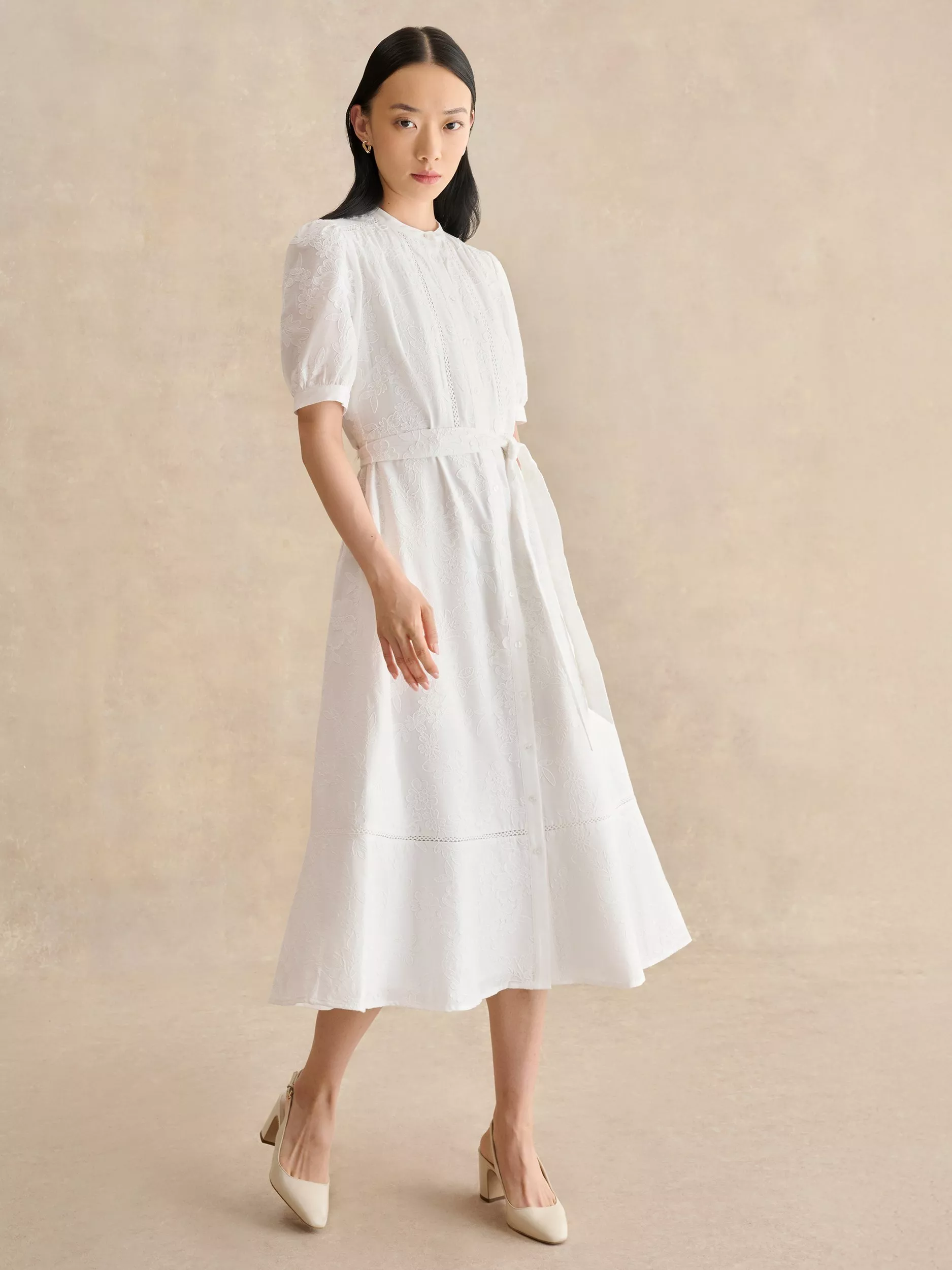 wrinkle free linen dresses Linen Wrap Dress - Midi Length, Perfect for Summer & Special Occasions - Dark Green - XL