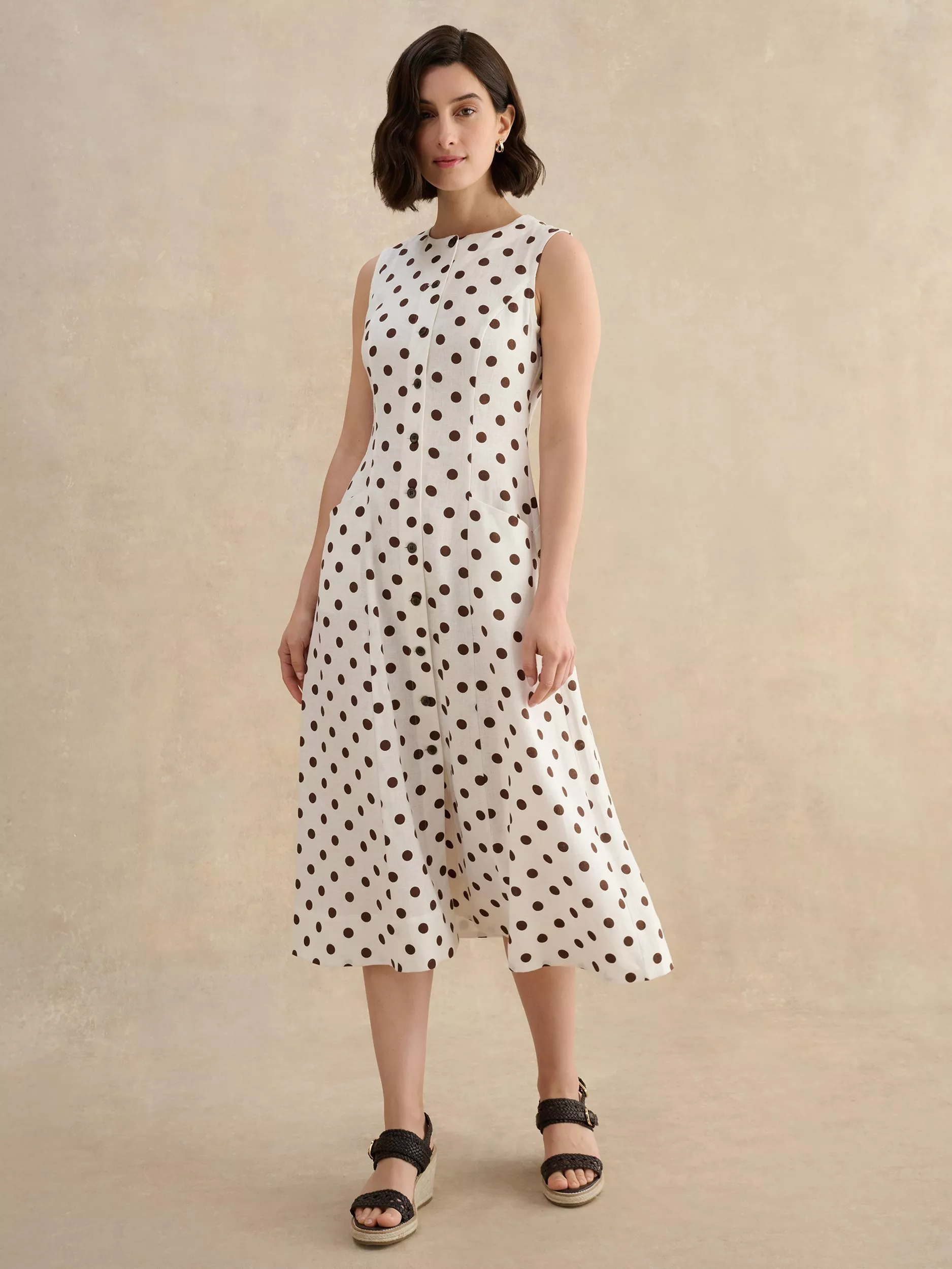 paisley print linen dress Paisley 11