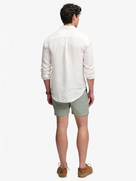Superdry Merchant Store Linen Shorts - view 2, Bay Green