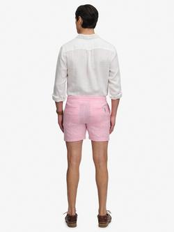 Superdry Merchant Store Linen Shorts - view 2, Pink Chambray