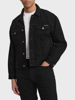 Calvin Klein 90s Denim Jacket, Black, Black