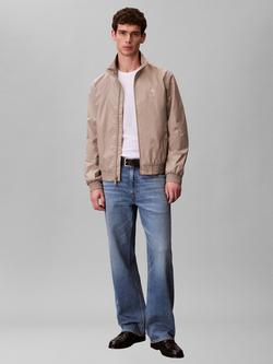 Calvin Klein Water Resistant Unfilled Nylon Windbreaker Jacket, Taupe - view 2, Taupe