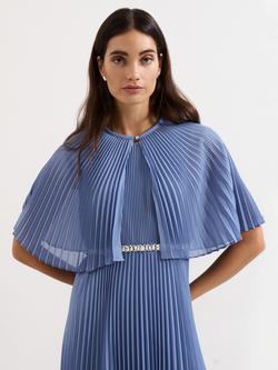 Phase Eight Anora Pleated Cover Up, Pale Blue, Pale Blue