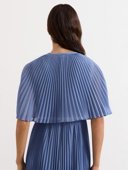 Phase Eight Anora Pleated Cover Up, Pale Blue - view 2, Pale Blue