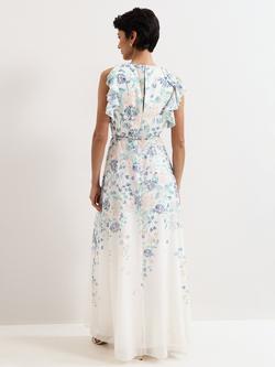 Phase Eight Rachel Floral Maxi Dress, Ivory/Multi - view 2, Ivory/Multi